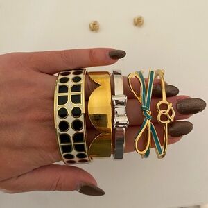 Kate Spade Bangles - Variety Set of 5 + earrings
